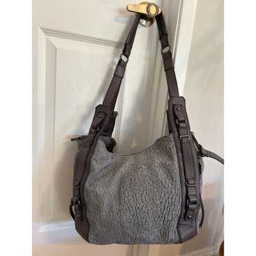 KOOBA Aston Hobo Marled Leather Gray Shoulder bag… - image 1