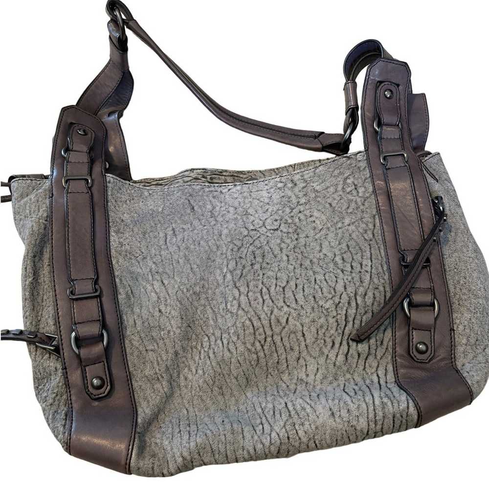 KOOBA Aston Hobo Marled Leather Gray Shoulder bag… - image 8