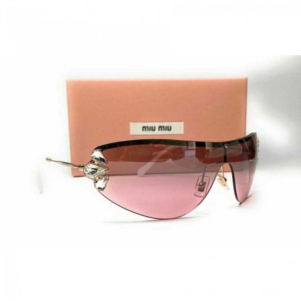 Miu Miu Oversized sunglasses - image 3