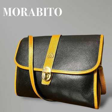 【Good Product】MORABITO Shoulder Bag Plain Leather… - image 1