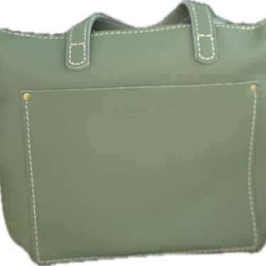 Portland leather goods sage mini crossbody tote - image 1