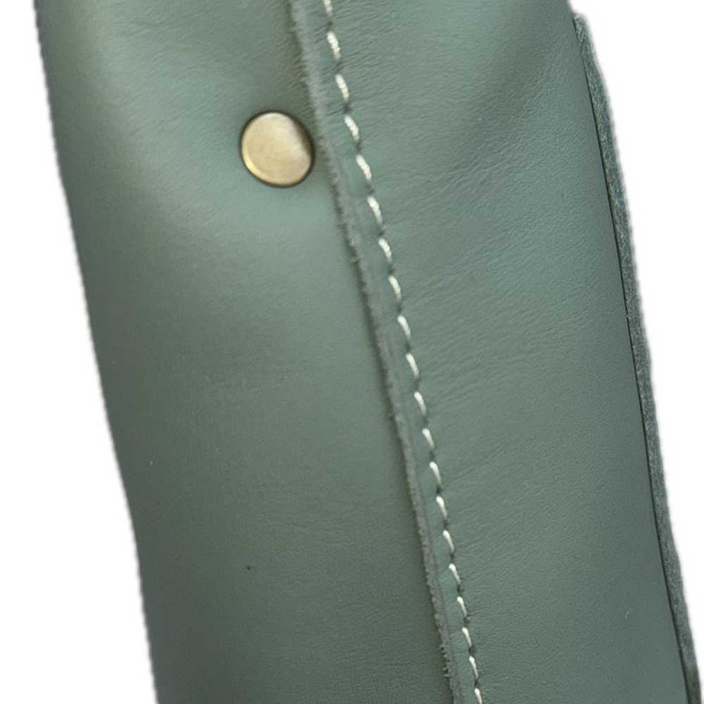 Portland leather goods sage mini crossbody tote - image 3