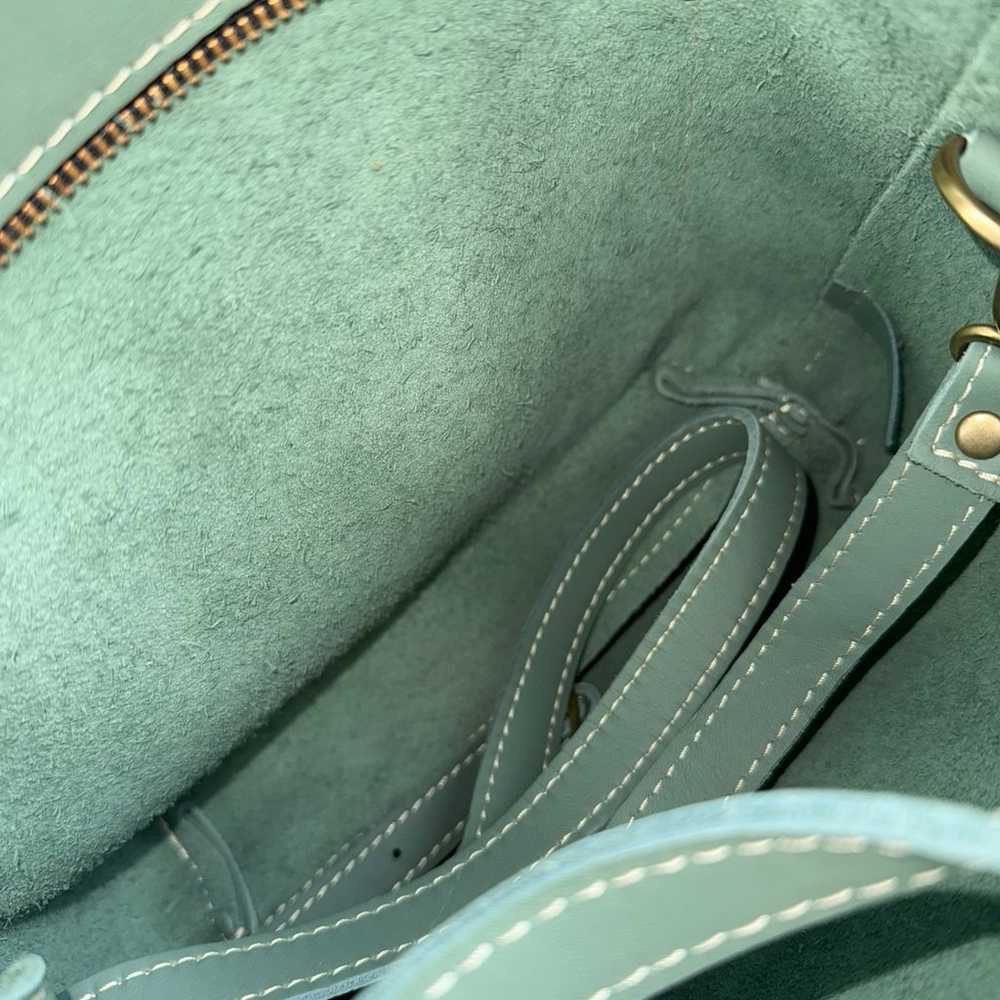 Portland leather goods sage mini crossbody tote - image 5