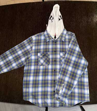 Supreme Supreme Hooded Flannel Zip up shirt