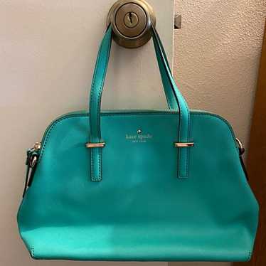 cute womens teal kate spade purse