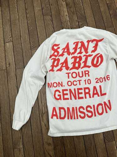 Kanye West Kanye West Saint Pablo Tour White Long 