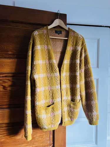 Beams Plus Beams Plus Check Jacquard Mohair Cardig