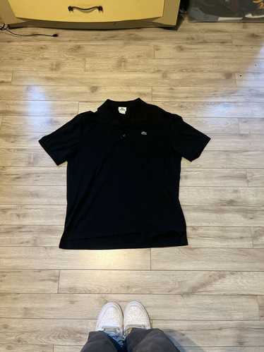 Lacoste LACOSTE BLACK COTTON POLO