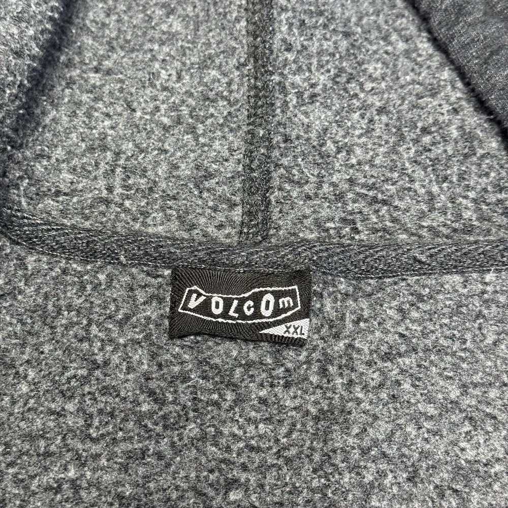 Volcom Volcom Hoodie Mens 2XL Gray Full Zip Surf … - image 5