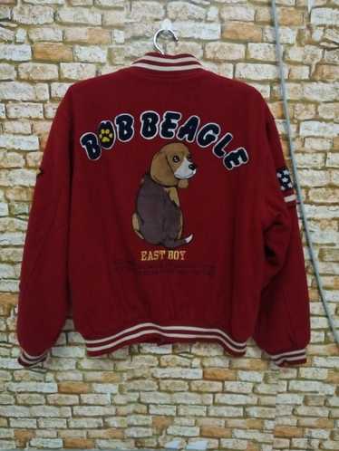 Varsity Jacket × Vintage VTG BOB BEAGLE EASTBOY V… - image 1