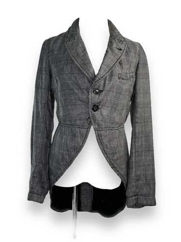 Comme Des Garçon Plaid Tuxedo Jacket - image 1