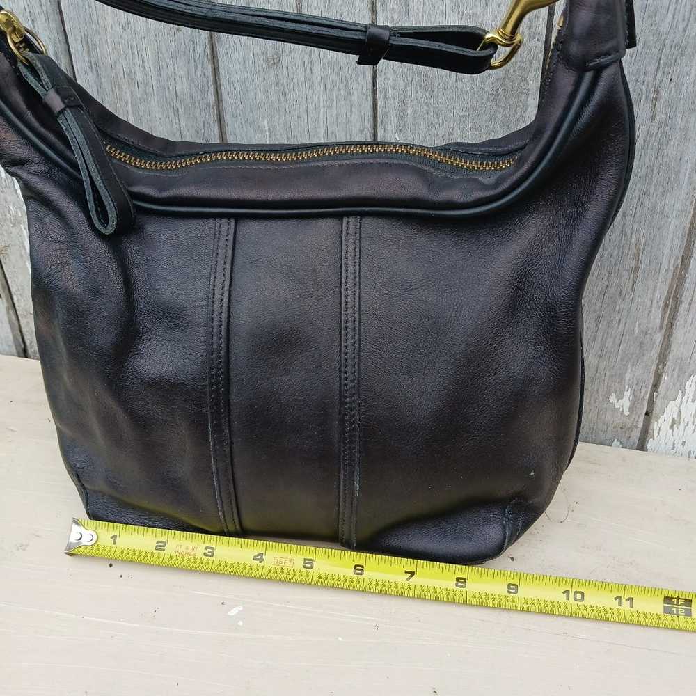 Vintage Coach Amanda Small Hobo Bag Purse Black 6… - image 10