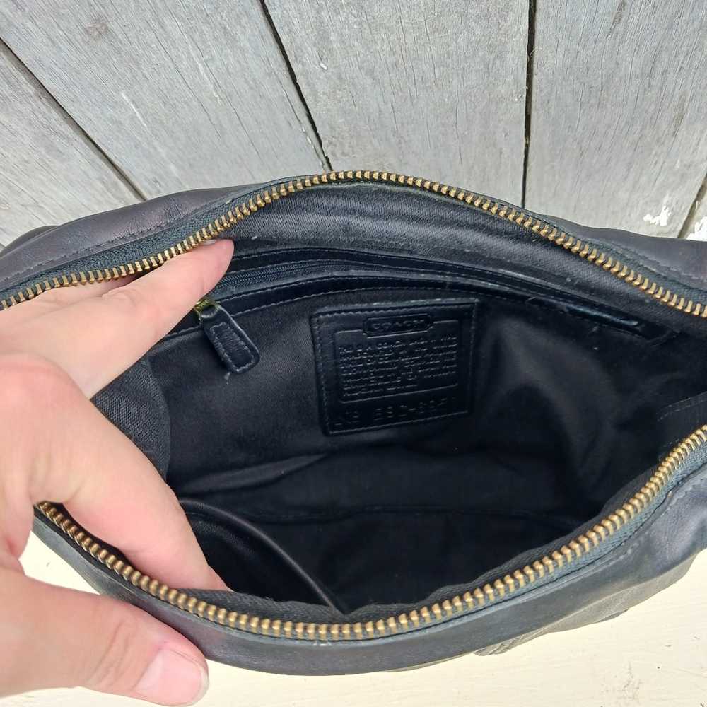 Vintage Coach Amanda Small Hobo Bag Purse Black 6… - image 11