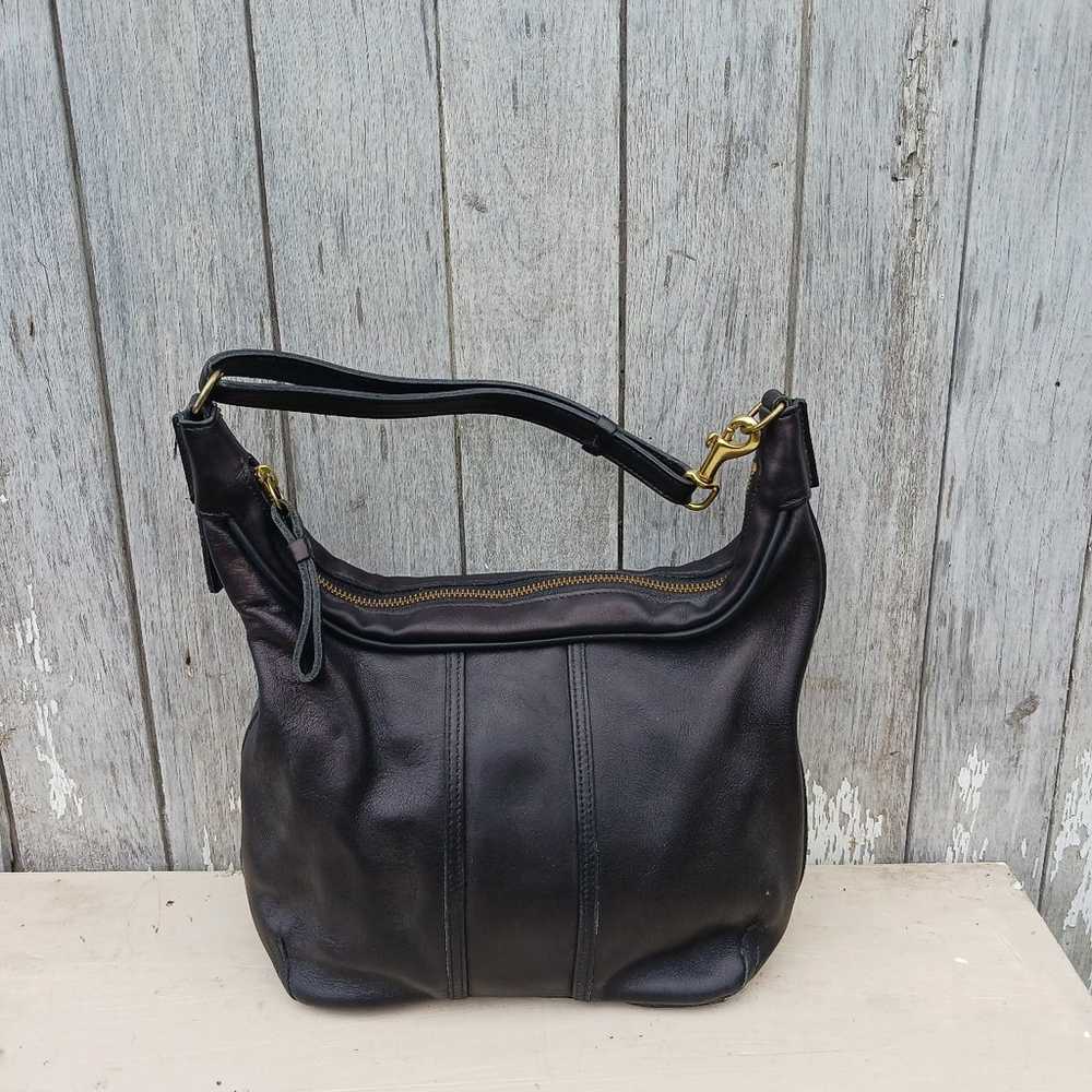 Vintage Coach Amanda Small Hobo Bag Purse Black 6… - image 2