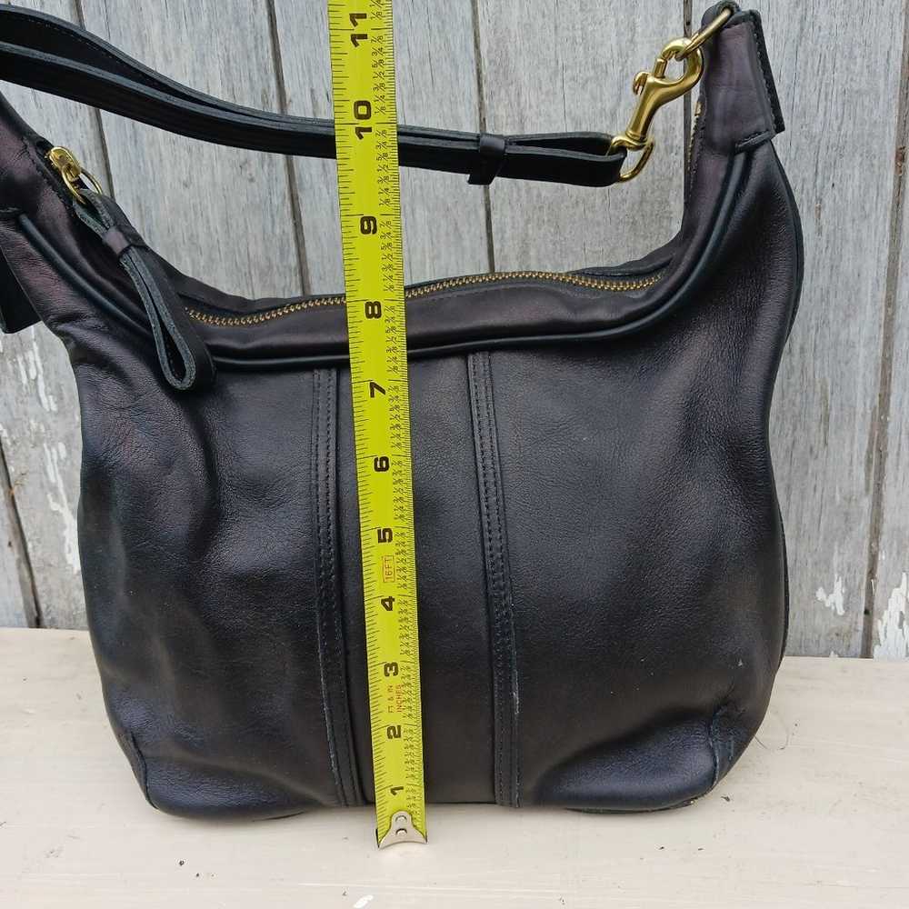 Vintage Coach Amanda Small Hobo Bag Purse Black 6… - image 9