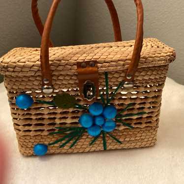 Vintage woven purse - image 1