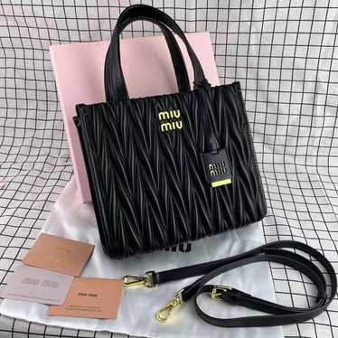 MIUMIU handbag shoulder bag black