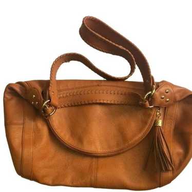 Onna Ehrlich Rachel Cognac leather hobo bag