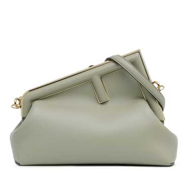 Product Details Fendi Sage Green Small Nappa Fend… - image 1