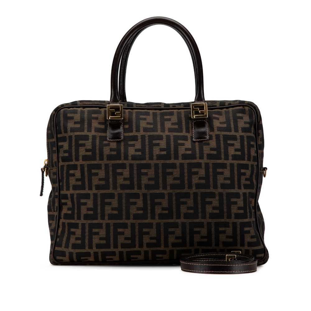 Product Details Fendi Brown Zucca Canvas Business… - image 12