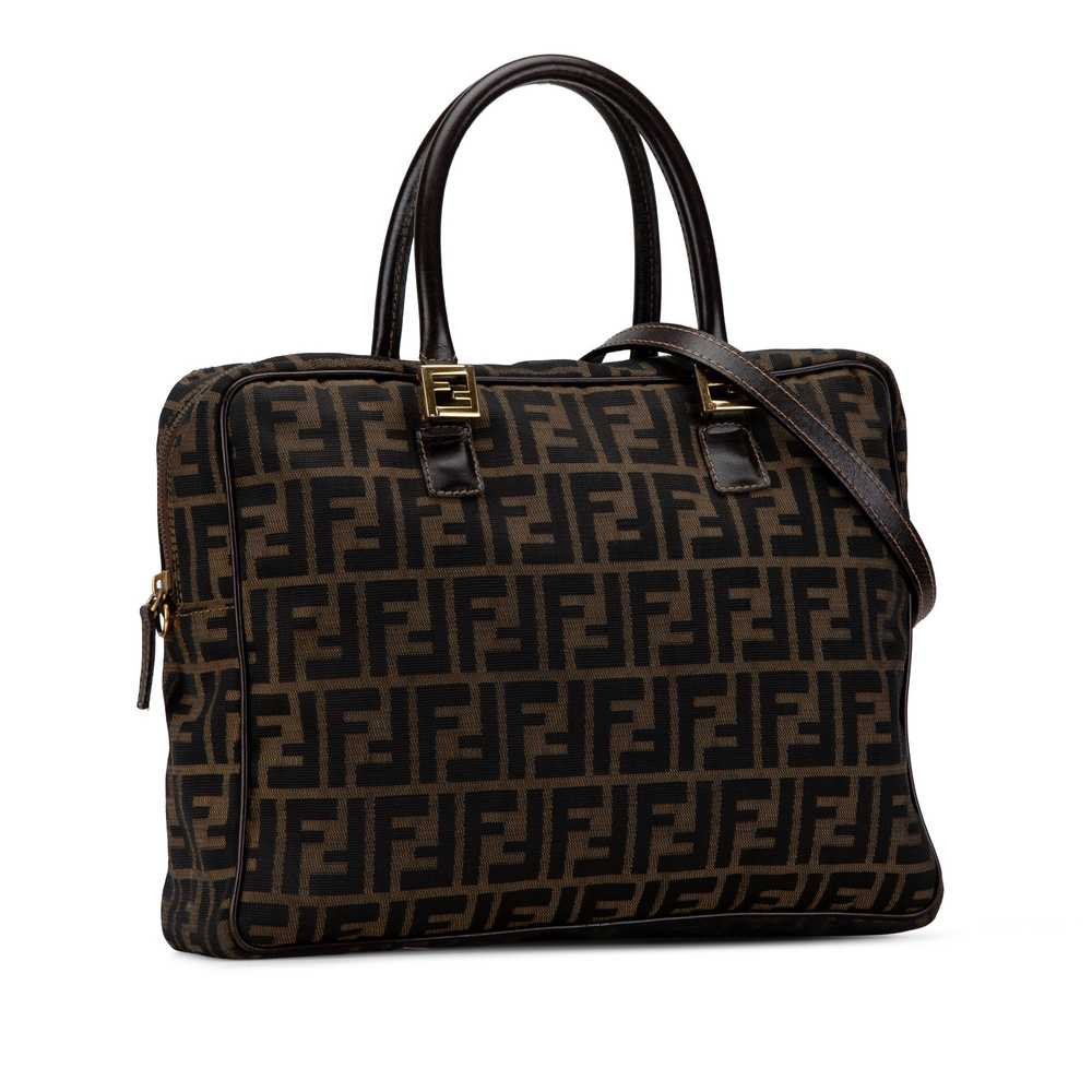 Product Details Fendi Brown Zucca Canvas Business… - image 2