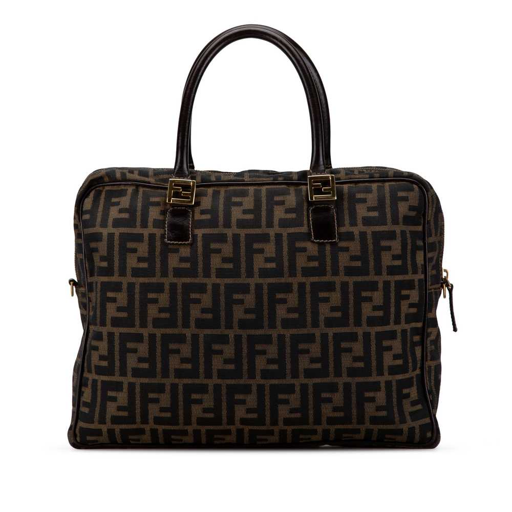 Product Details Fendi Brown Zucca Canvas Business… - image 3