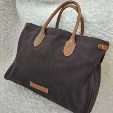 Ralph Lauren tote bag A4 size canvas leather handb