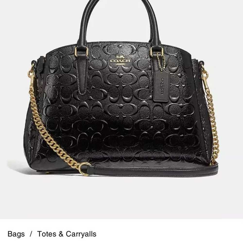 Coach Sage cary all in signature leather - image 9