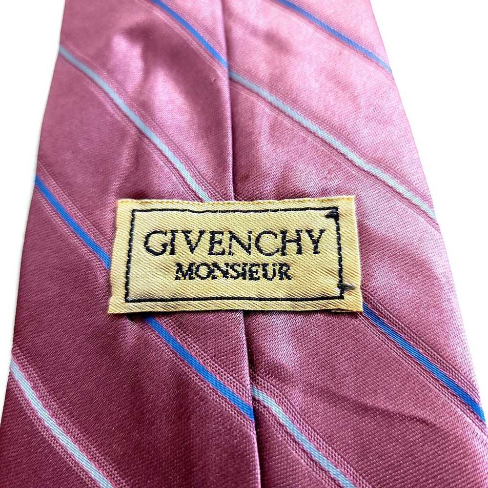 Givenchy Vintage Givenchy Monsieur Pink Blue Stri… - image 3