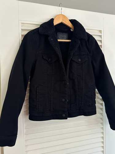 Black Levi’s Sherpa Denim Jacket