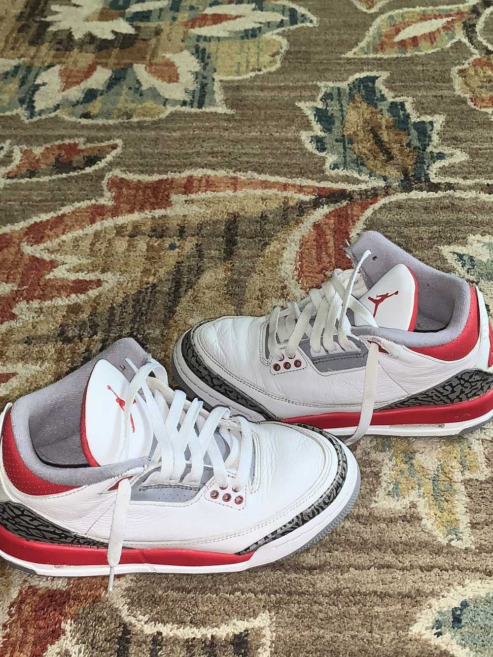 Jordan Brand Jordan 3 “Fire Red” youth sz - image 2