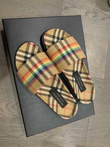 Burberry Burberry slipper rinbow color