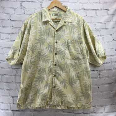 Tommy Bahama Authentic Mens Green Yellow Foliage … - image 1