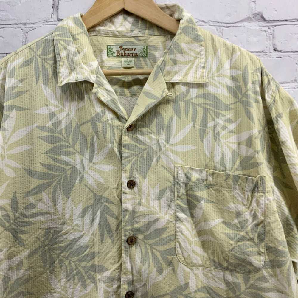 Tommy Bahama Authentic Mens Green Yellow Foliage … - image 3