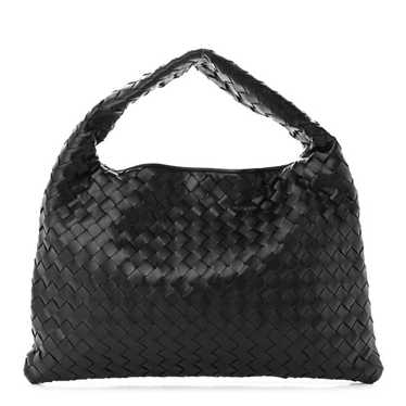 BOTTEGA VENETA Nappa Intrecciato Small Hop Black