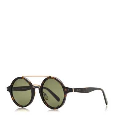 CELINE Acetate Round Sunglasses CL 41442/F/S Tort… - image 1