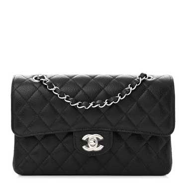 CHANEL Caviar Quilted Small Double Flap Black