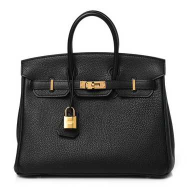 HERMES Togo Birkin 25 Black - image 1