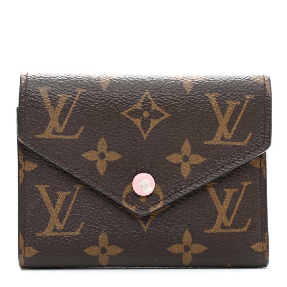 LOUIS VUITTON Monogram Victorine Wallet Rose Ball… - image 1