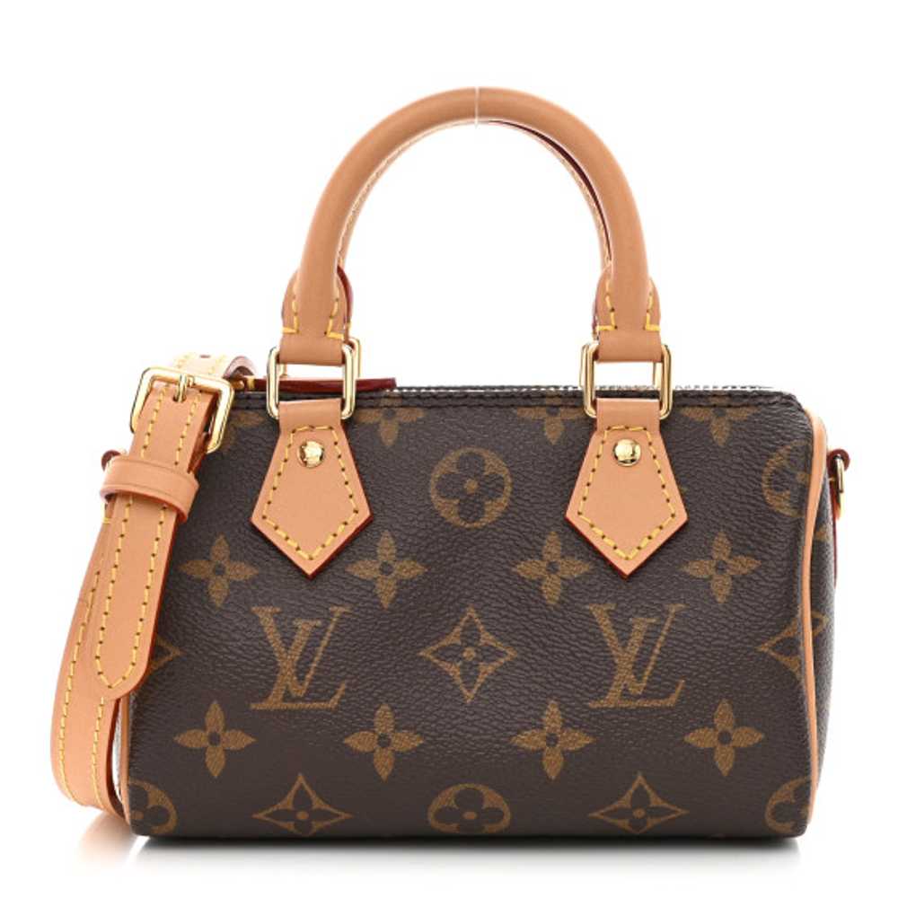 LOUIS VUITTON Monogram Nano Speedy Bandouliere - image 1