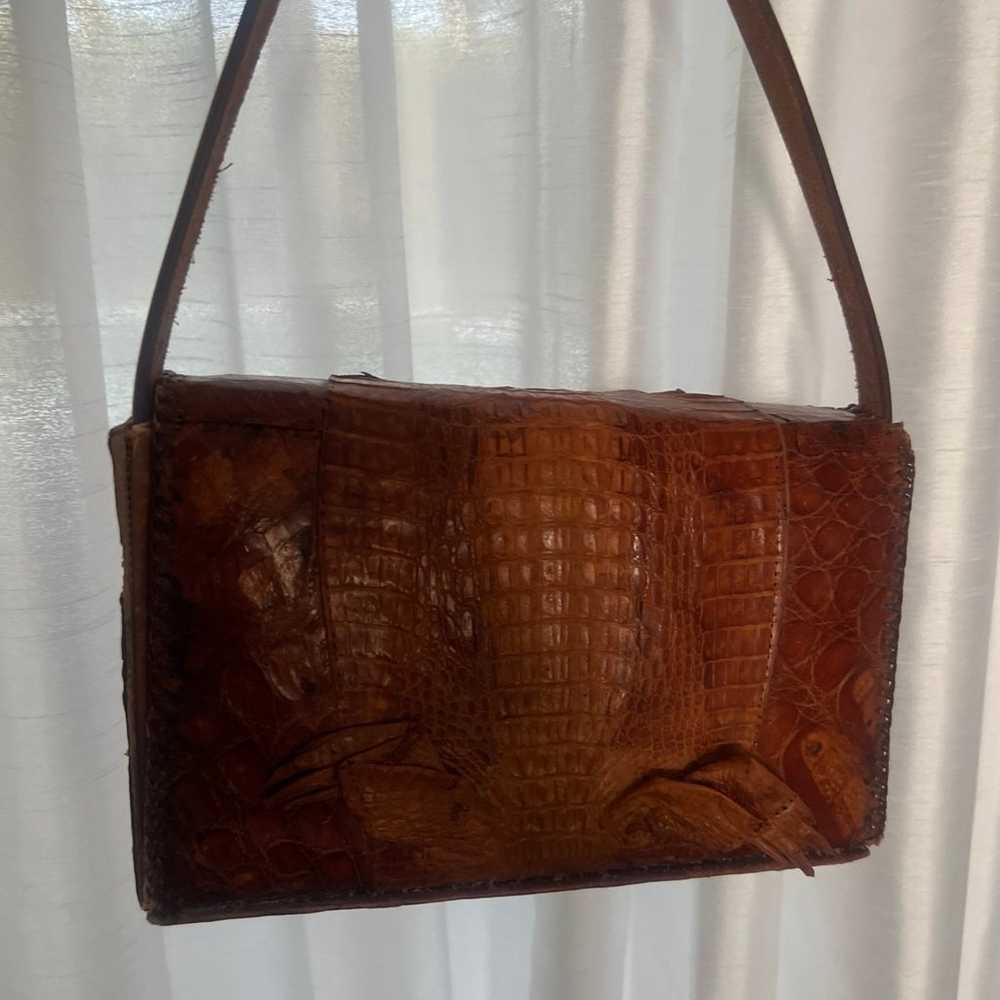 Vintage alligator purse - image 4