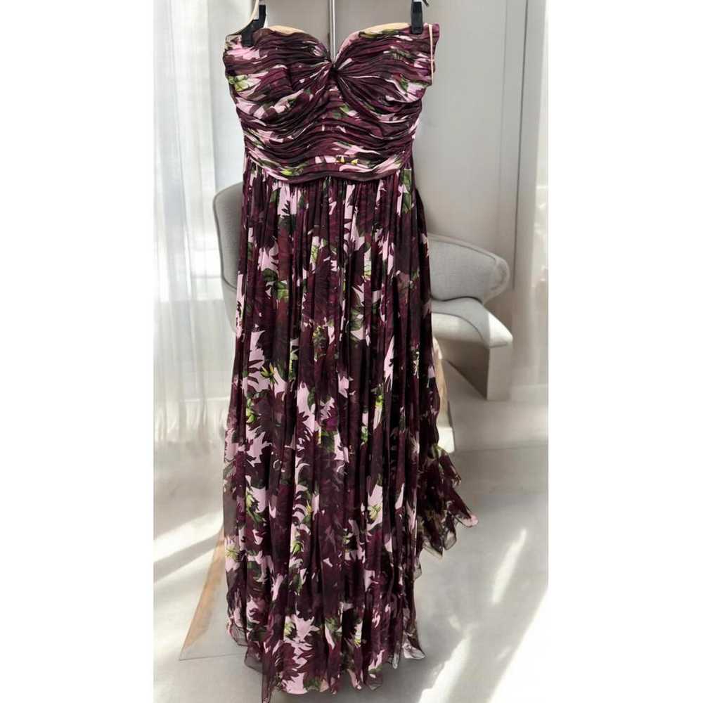 Oscar De La Renta Silk maxi dress - image 2