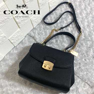 【Superb Condition】COACH Shoulder Bag Avery PVC Le… - image 1