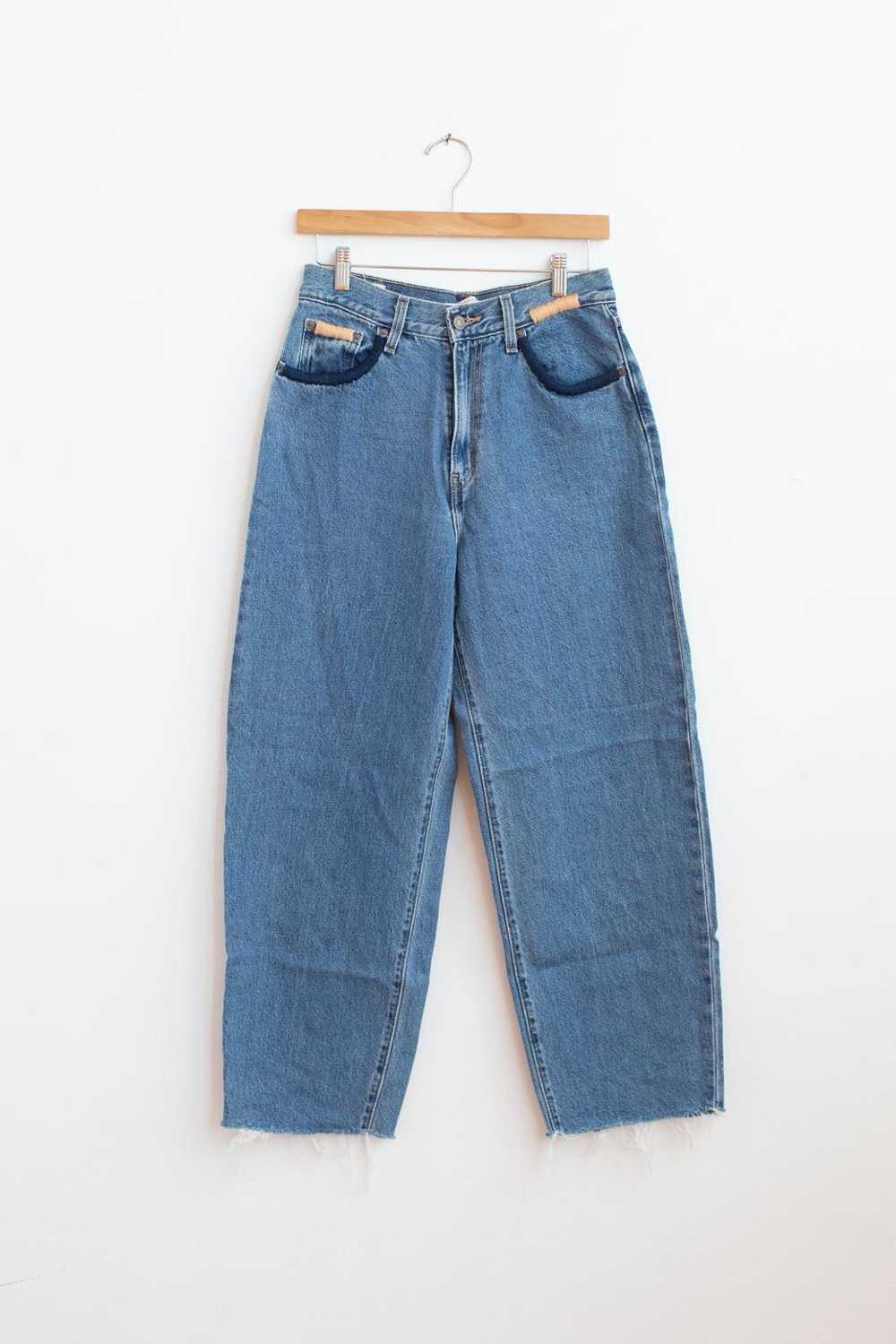 LEVI'S Pre-loved Remade Denim Ballon Leg Jeans (2… - image 2