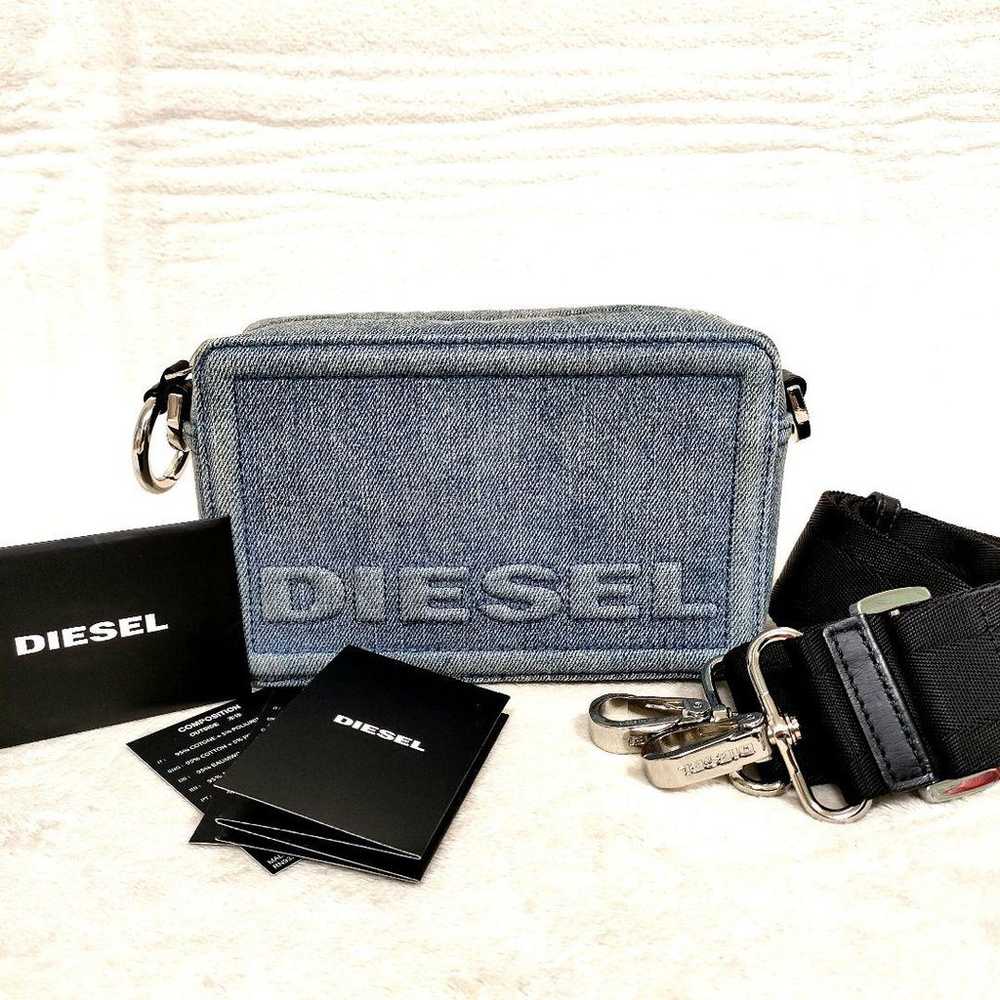 DIESEL Blue Denim Mini Crossbody Camera Bag - image 2