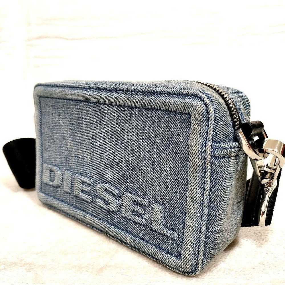 DIESEL Blue Denim Mini Crossbody Camera Bag - image 6