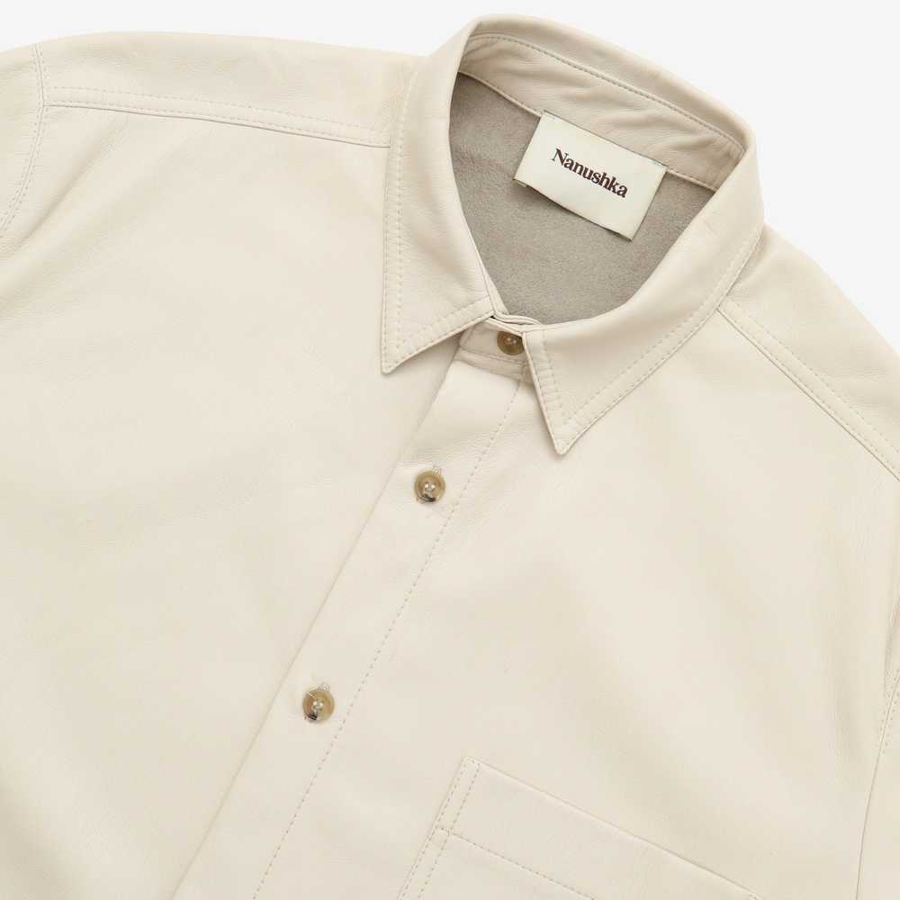 Nanushka Faux Leather SS Shirt - image 3