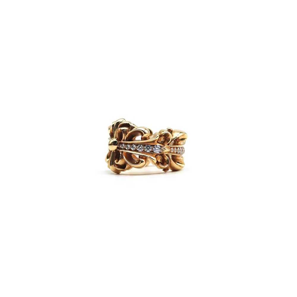 Chrome Hearts Chrome Hearts 22K Gold Diamonds Flo… - image 2