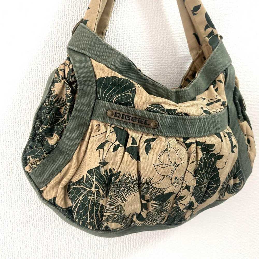 DIESEL Diesel Crescent Handbag Cloth Bag Fairly G… - image 5