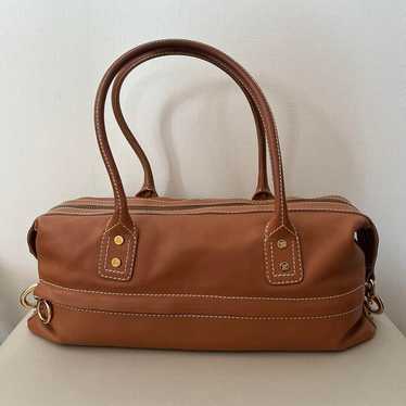 Excellent condition CELINE camel brown leather sh… - image 1